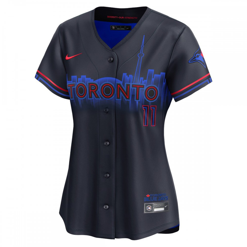 Bo Bichette Toronto Blue Jays Women's 2024 City Connect Limited Player Jersey - Navy-Pro Kit Vault | Brand New 26/27 Sports Jerseys